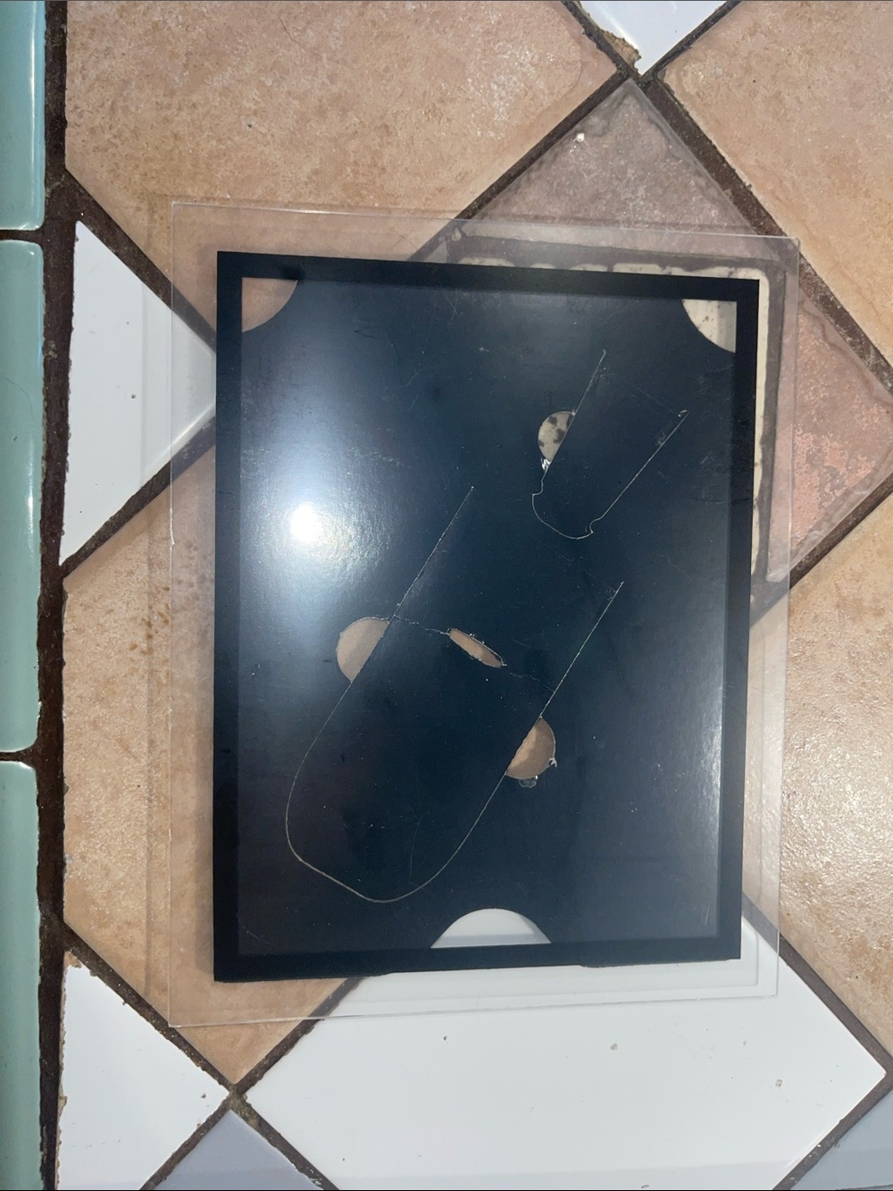 Black Photo Frame Display Board